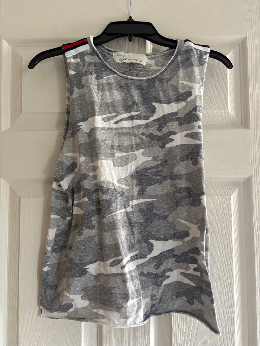Vintage Havanna Gray & White Camo Tank
